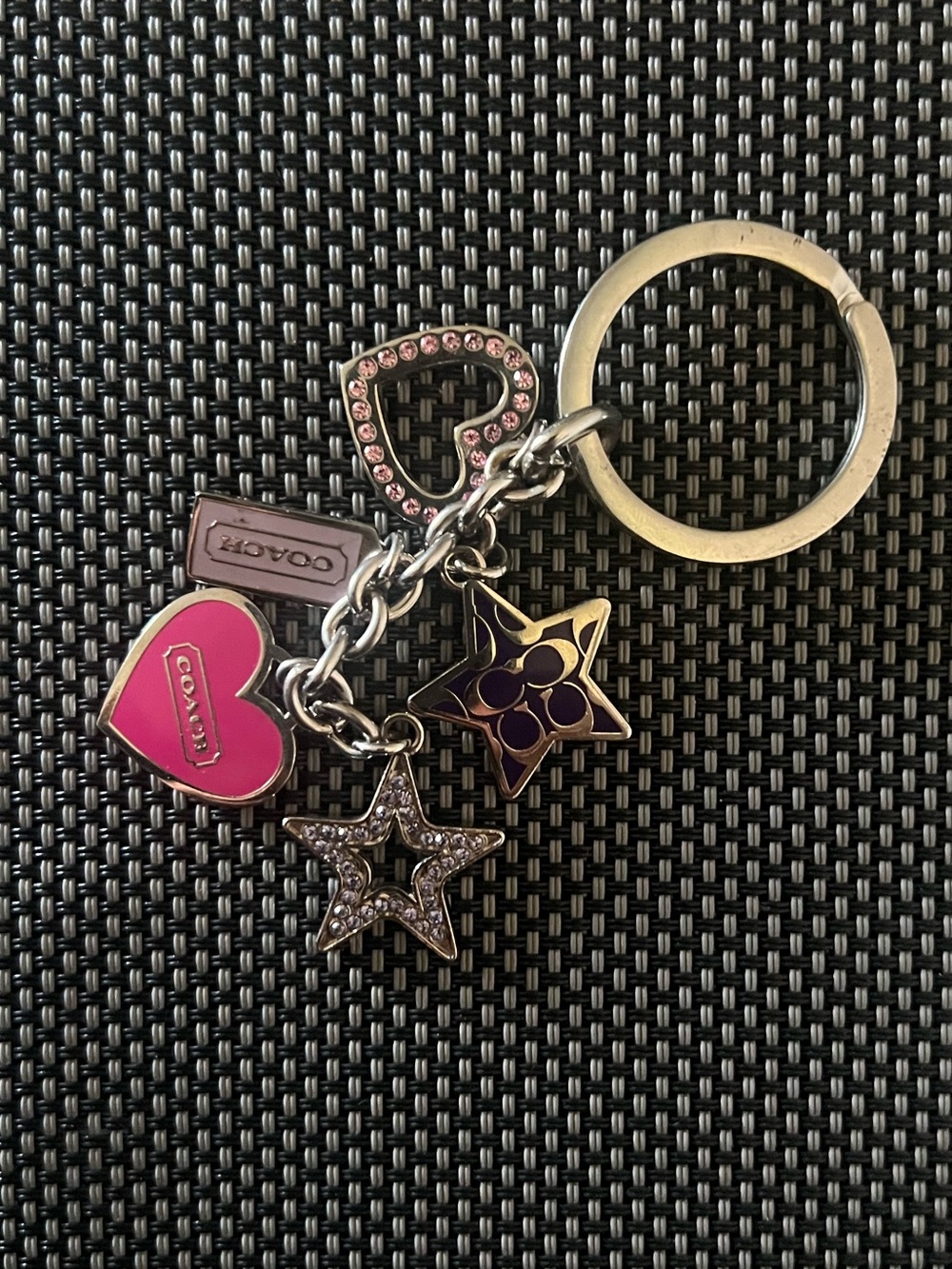 Coach Heart and Star Keychain - Picture 4 of 6